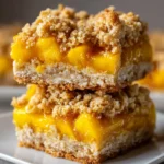 Mango Oatmeal Crumble Bars – Buttery, Fruity & Perfectly Crumbly!