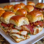 Maple Chicken Bacon Sliders – Sweet, Savory & Perfectly Juicy!