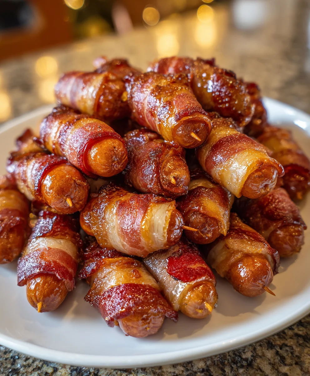 Bacon Wrapped Smokies – Sweet, Smoky & Irresistibly Crispy!