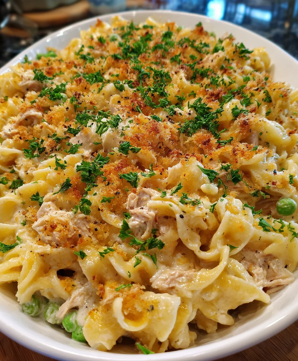 Tuna Noodle Casserole – Creamy, Cozy & Classic Comfort Food!