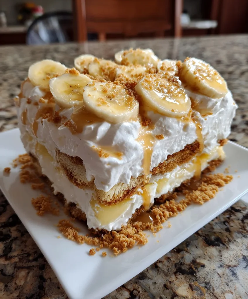 Banana Icebox Cake – Creamy, Cool & Perfectly No-Bake!