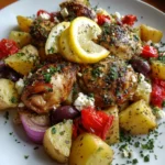 Herbed Greek Chicken Foil Packets – Juicy, Zesty & Effortlessly Delicious!