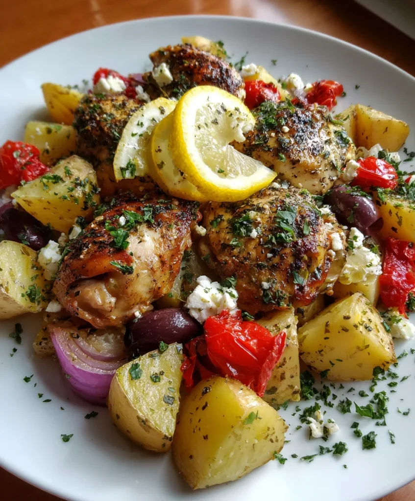 Herbed Greek Chicken Foil Packets – Juicy, Zesty & Effortlessly Delicious!