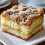 Crumb Cake – Buttery, Soft & Topped with Irresistible Streusel!