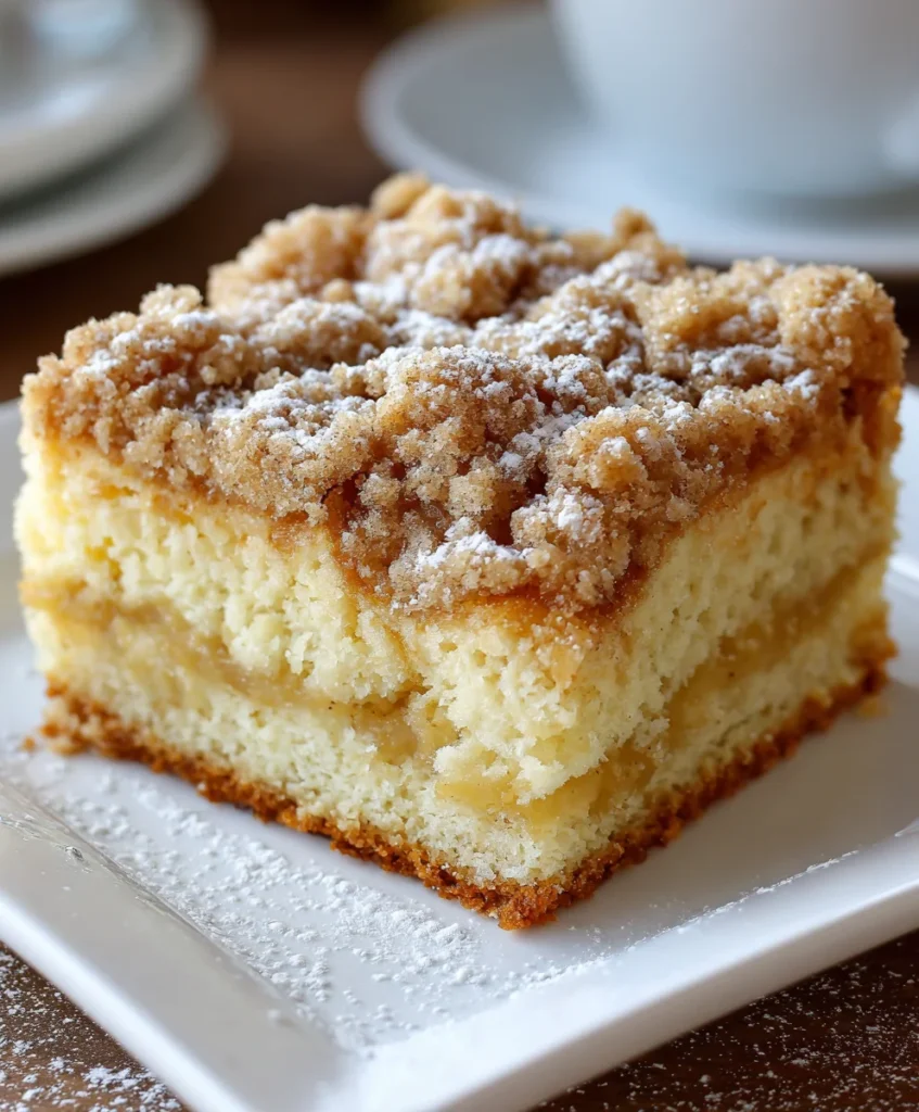 Crumb Cake – Buttery, Soft & Topped with Irresistible Streusel!