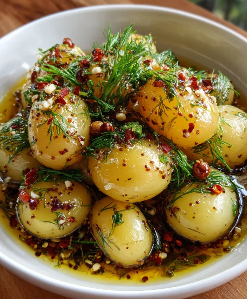 Pickled Potatoes – Tangy, Savory & Packed with Bold Flavor!