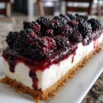 No Bake Blackberry Cheesecake – Creamy, Fruity & Perfectly Refreshing!