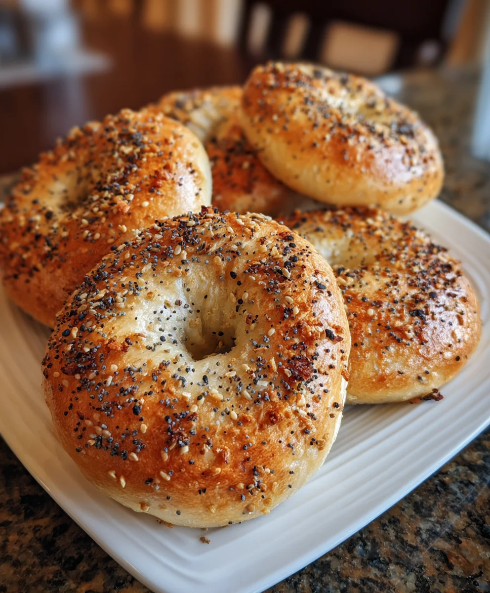 Homemade Sourdough Bagels – Chewy, Golden & Bakery-Style Perfection!