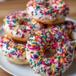 Rainbow Sprinkle Protein Bagels – Fun, Colorful & Packed with Protein!
