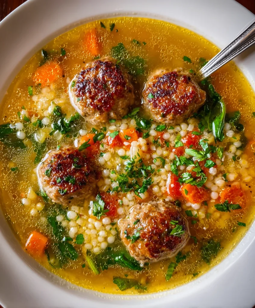 Italian Meatball Wedding Soup – Cozy, Hearty & Full of Classic Flavor!