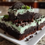 Mint Chocolate Chip Brownies – Fudgy, Refreshing & Loaded with Chocolate!