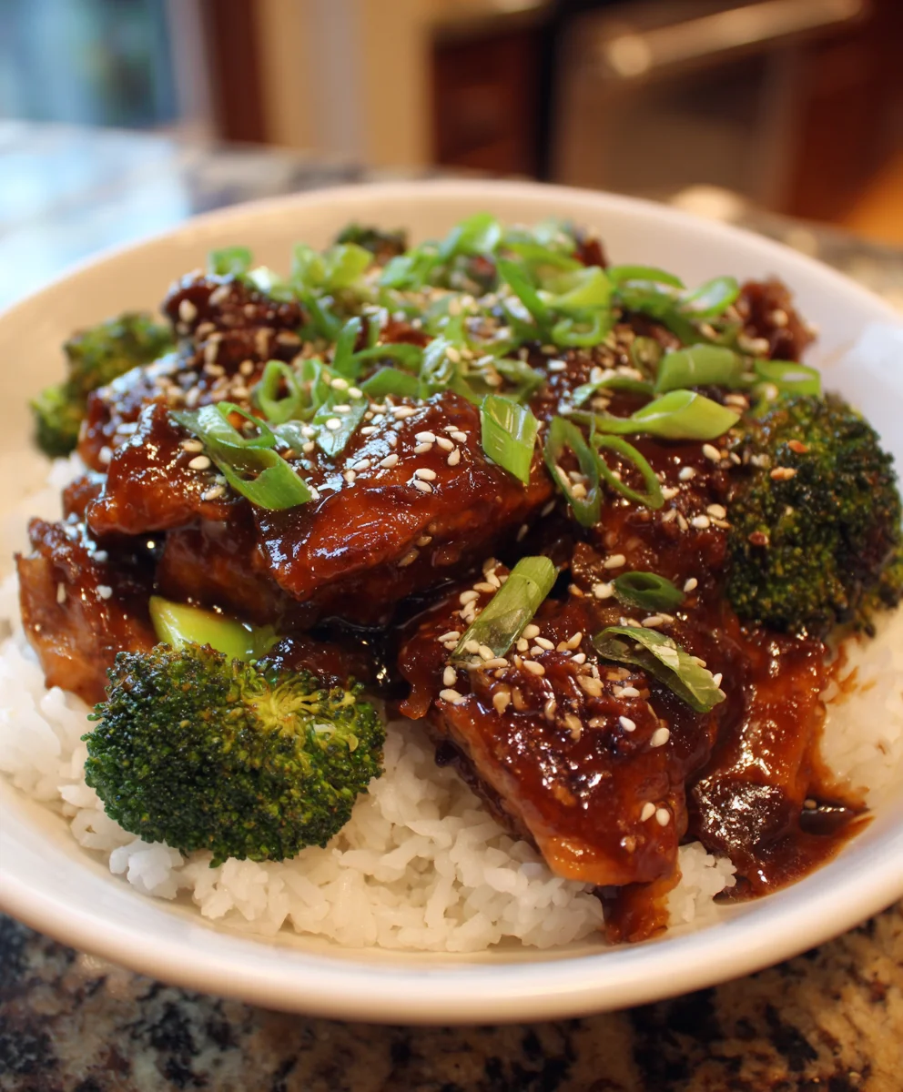 Slow Cooker Teriyaki Chicken – Sweet, Savory & Effortlessly Delicious