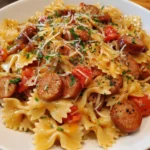 One Pot Smoked Sausage Pasta – Creamy, Hearty & Perfect for Busy Nights!