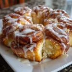Cinnamon Roll Pull-Apart Snowflake – Sweet, Festive & Irresistibly Gooey