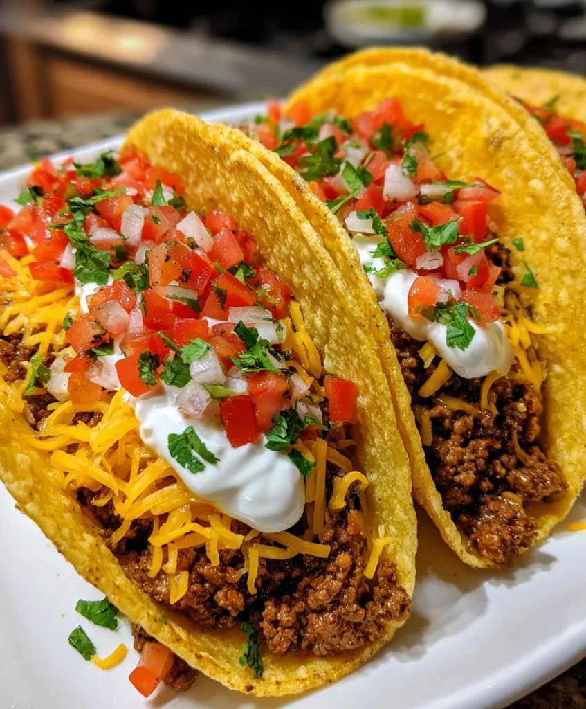 Cheesy Rotel Beef Soft Tortilla Tacos – Bold, Cheesy & Packed with Flavor