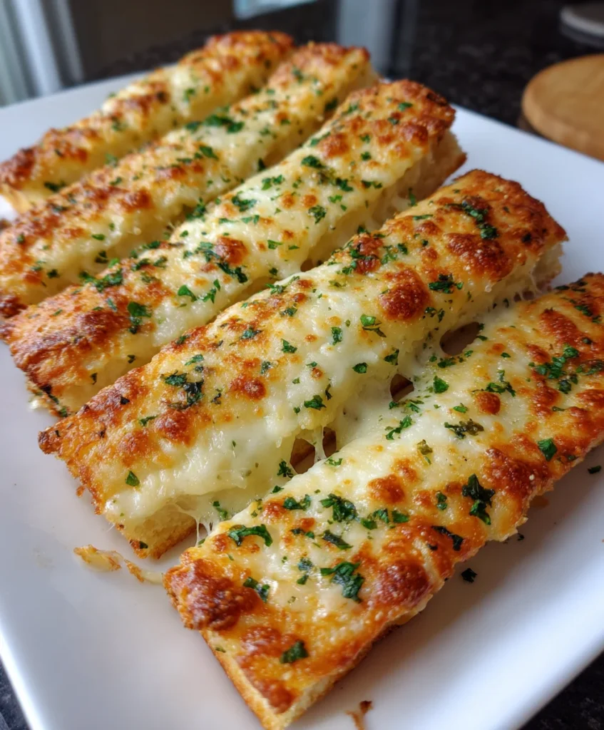Keto Garlic Breadsticks – Cheesy, Garlicky & Guilt-Free Goodness!