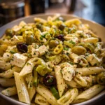 Dirty Martini Pasta Salad – Briny, Zesty & Packed with Bold Olive Flavor!