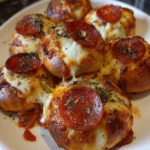 Pepperoni Pizza Bombs – Cheesy, Gooey & Irresistibly Snackable!