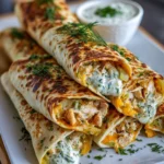 Dill Pickle Ranch Chicken Taquitos – Crispy, Tangy & Totally Addictive