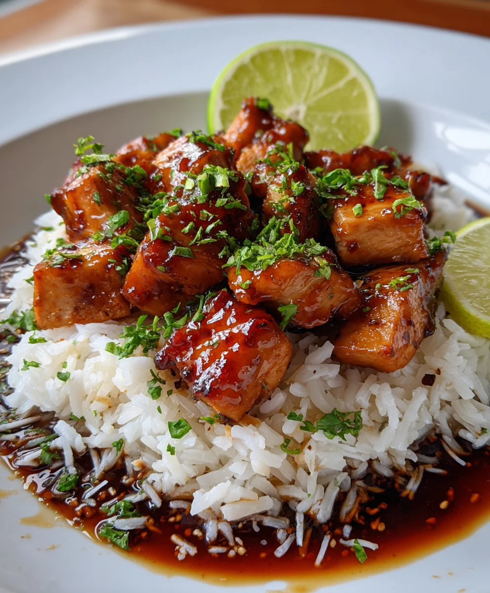 Maple Chicken Coconut Rice – Sweet, Savory & Perfectly Tropical!