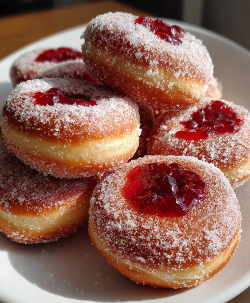 Jelly Donuts – Soft, Fluffy & Filled with Sweet Jam Goodness!