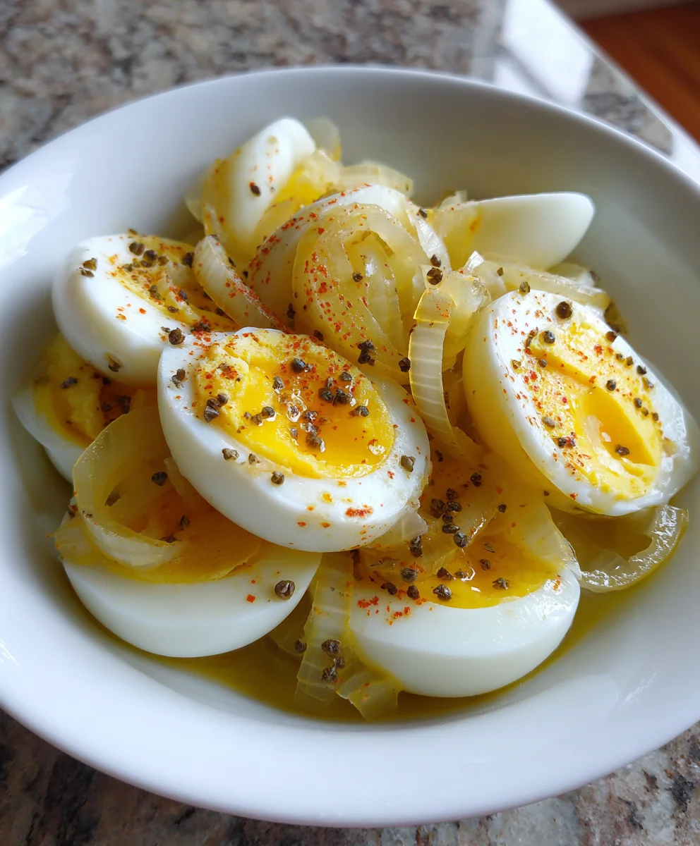 Classic Pickled Eggs – Tangy, Savory & Packed with Old-Fashioned Flavor!