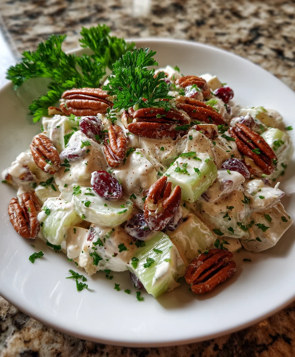 Pecan Celery Salad with Mayonnaise – Crunchy, Creamy & Perfectly Refreshing!