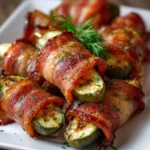 Bacon-Wrapped Pickles Appetizer – Crispy, Smoky & Perfectly Tangy!