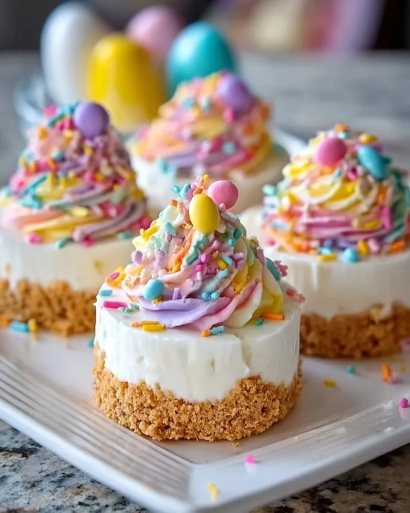 No-Bake Mini Cheesecakes – Creamy, Smooth & Perfectly Bite-Sized!