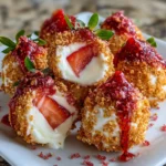 Strawberry Crunch Cheesecake Bites – Creamy, Sweet & Bursting with Crunchy Strawberry Goodness!