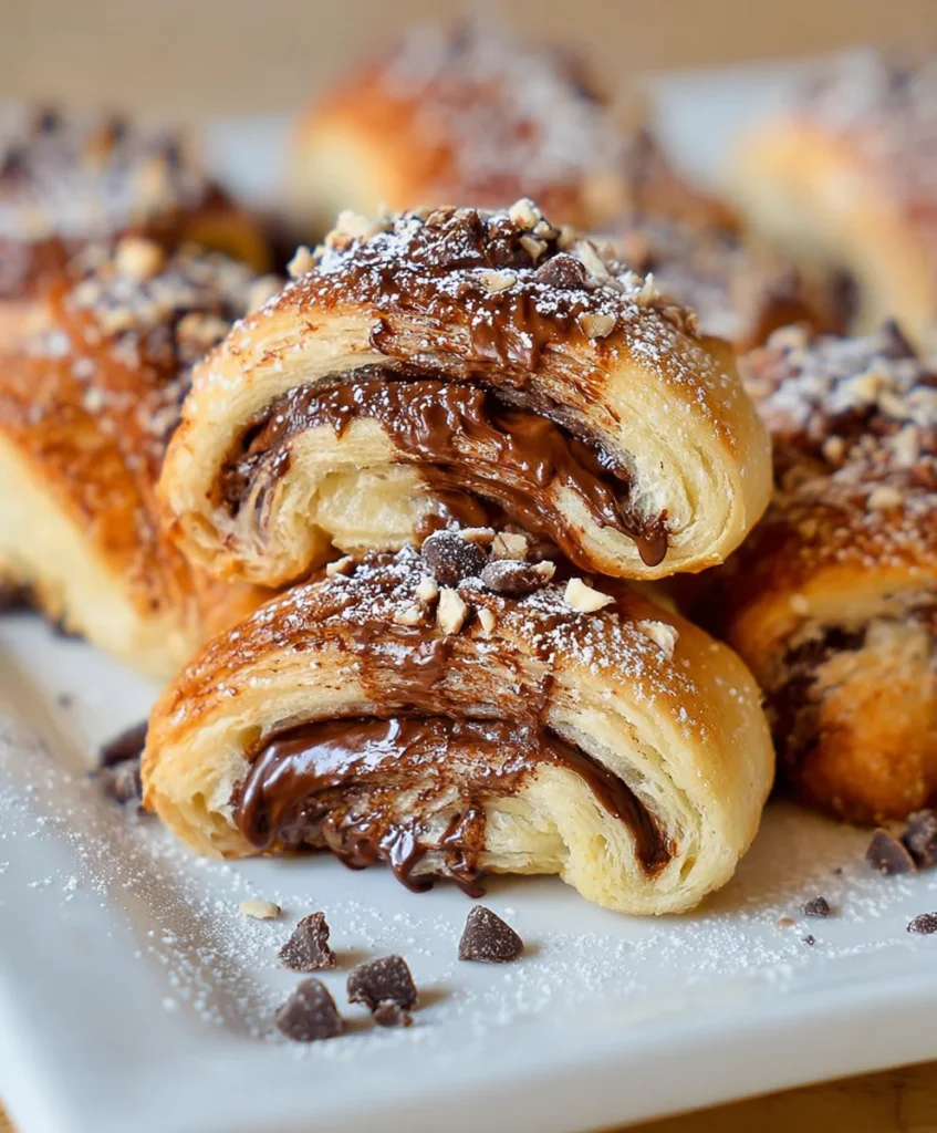 Nutella Crescent Rolls – Flaky, Gooey & Irresistibly Chocolatey!