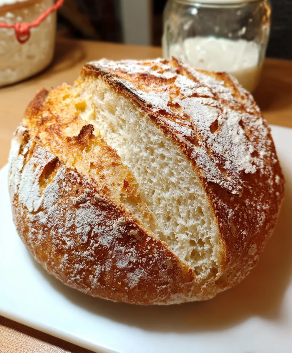 Lazy Baker’s No-Bulk-Fermentation Sourdough Bread – Simple, Rustic & Surprisingly Delicious!