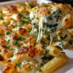 Spinach & Ricotta Pasta Bake – Creamy, Cheesy & Comfort Food Classic!