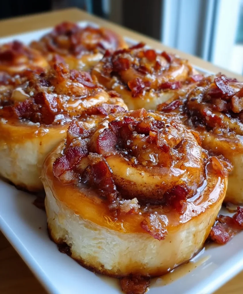 Bacon Maple Cinnamon Rolls – Sweet, Savory & Irresistibly Gooey!