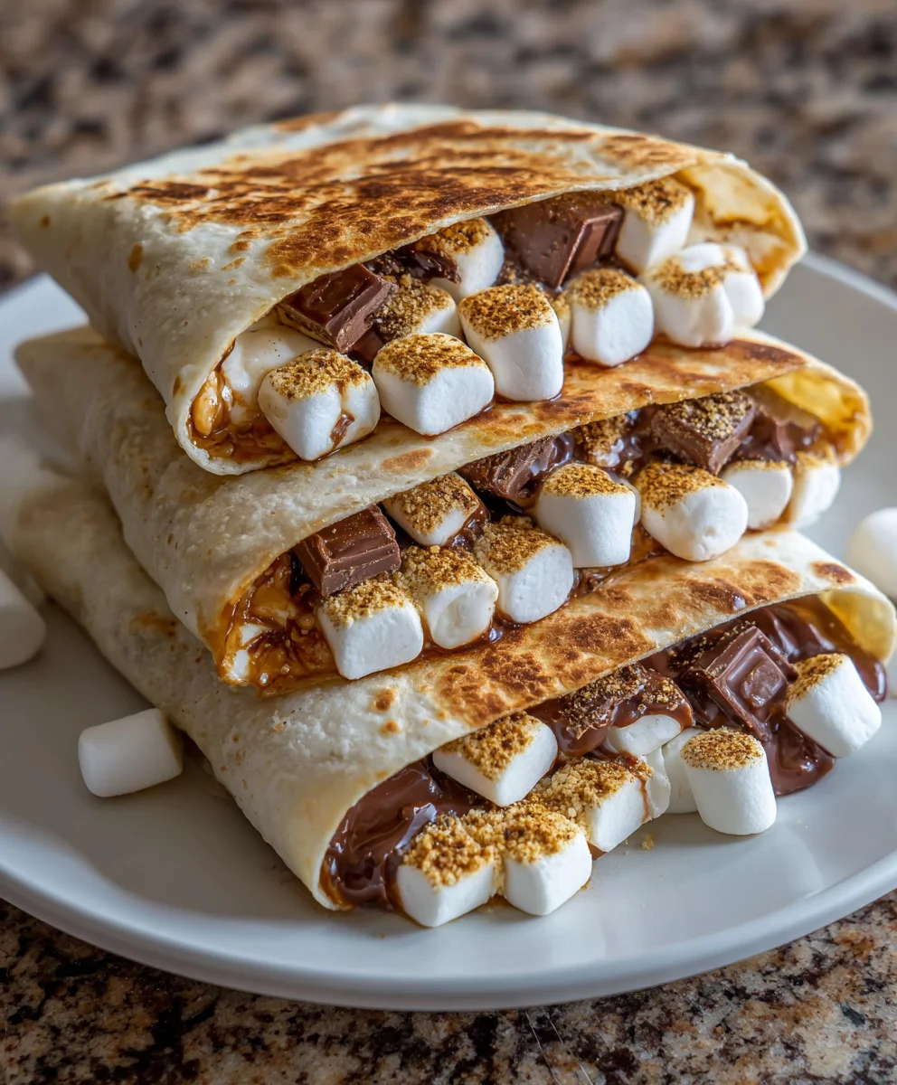 S'mores Crunchwrap – Gooey, Chocolatey & Crispy Perfection!