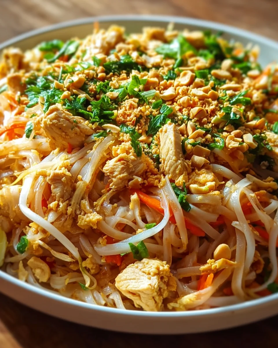 Chicken Pad Thai – Savory, Sweet & Irresistibly Delicious!
