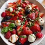 Berry Caprese Salad – Fresh, Sweet & Elegantly Delicious!