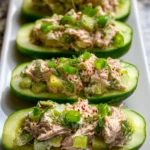 Fresh Tuna Cucumber Boats – Crisp, Creamy & Perfectly Refreshing!