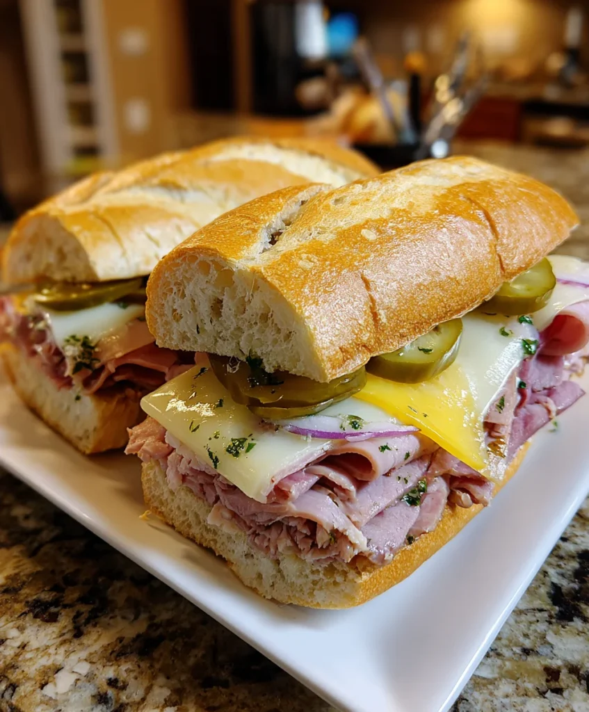 Cuban Chopped Grinder Sandwich – Crispy, Melty & Packed with Bold Cuban-Inspired Flavor