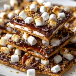 Chocolate and Marshmallow Loaded S’mores Bark – Gooey, Crunchy & Pure Chocolatey Bliss!