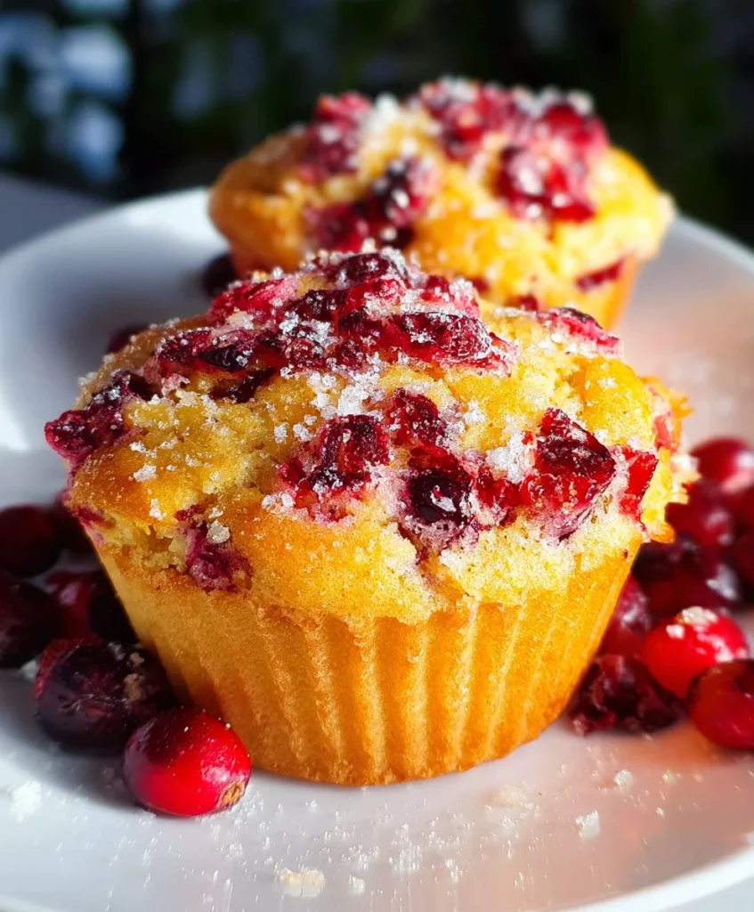Cranberry Orange Muffins – Bright, Zesty & Bursting with Flavor!