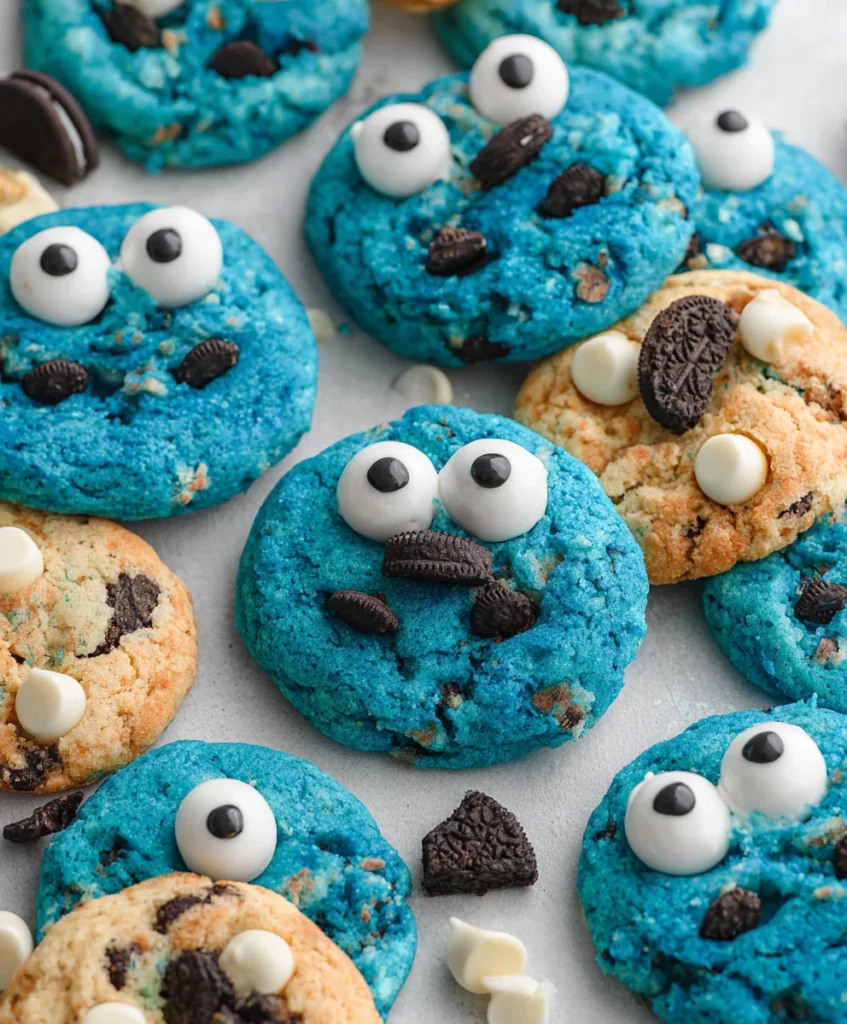Cookie Monster Cookies – Soft, Gooey & Loaded with Cookie Goodness!