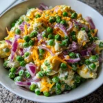 Classic Pea Salad – Creamy, Crunchy & Perfectly Sweet!