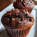 Chocolate Sourdough Muffins – Rich, Moist & Perfectly Chocolatey!