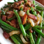 Southern Bacon and Green Beans – Savory, Smoky & Full of Southern Comfort!