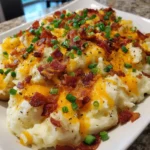 Loaded Baked Potato Casserole – Cheesy, Creamy & Packed with Comfort Food Flavor!