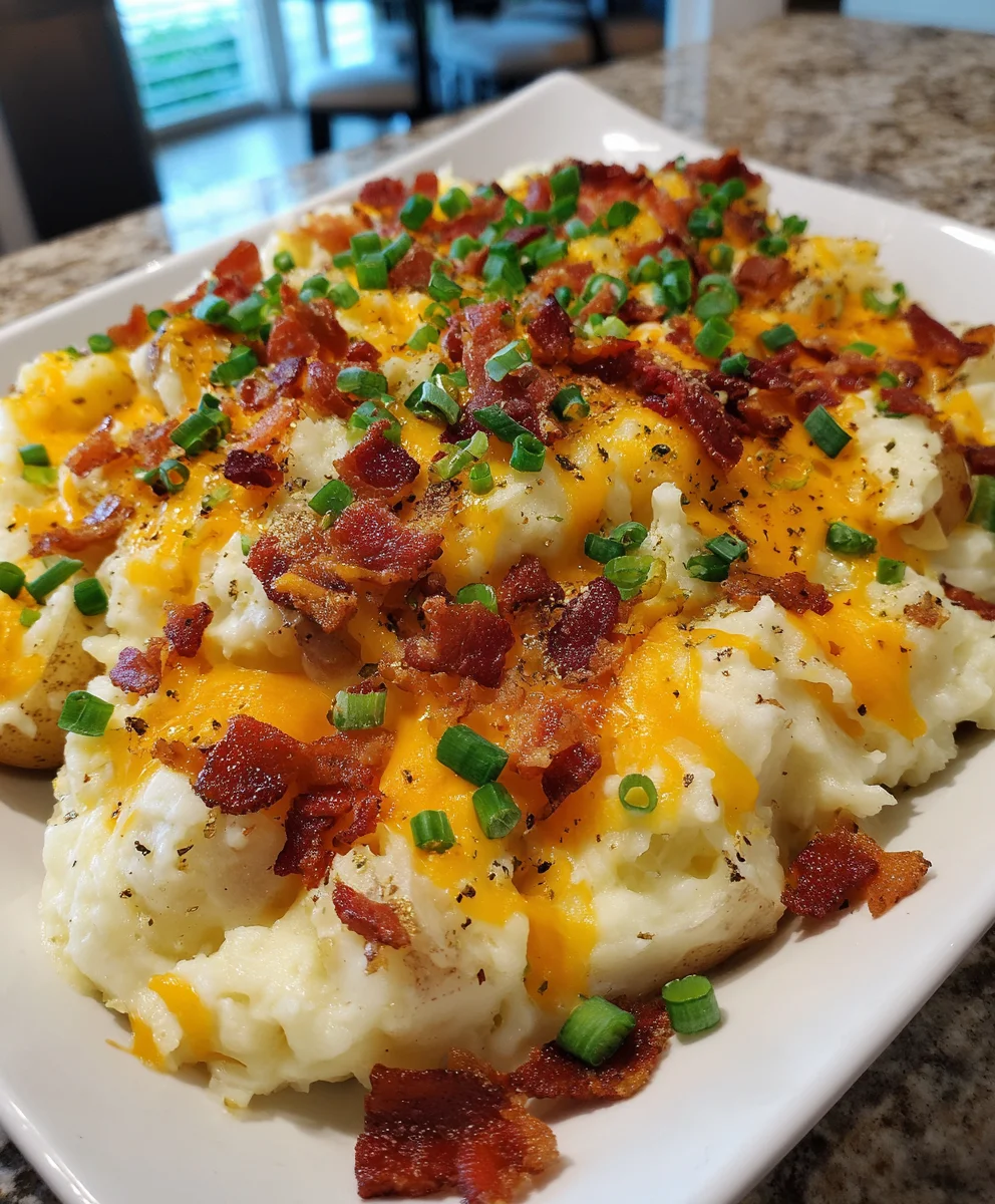 Loaded Baked Potato Casserole – Cheesy, Creamy & Packed with Comfort Food Flavor!