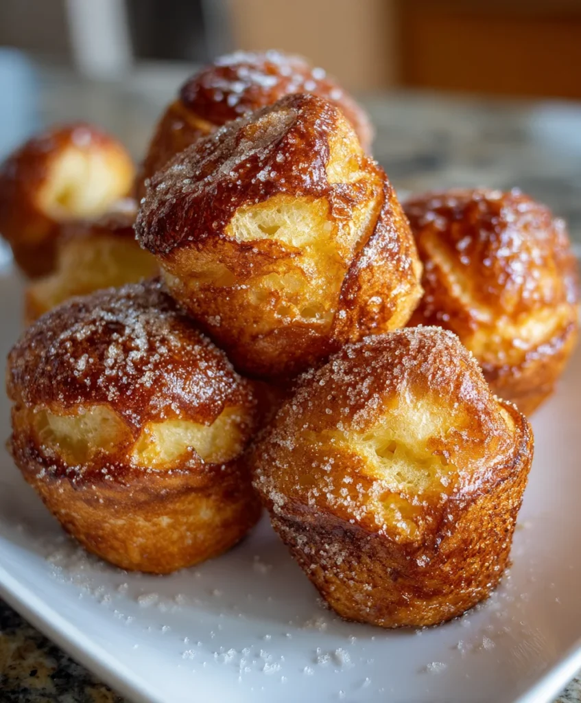 Churro Sourdough Popovers – Light, Crispy & Coated in Sweet Cinnamon Sugar!