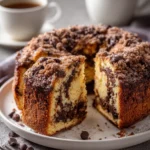 Chocolate Chip Coffee Cake – Buttery, Moist & Packed with Gooey Chocolate!