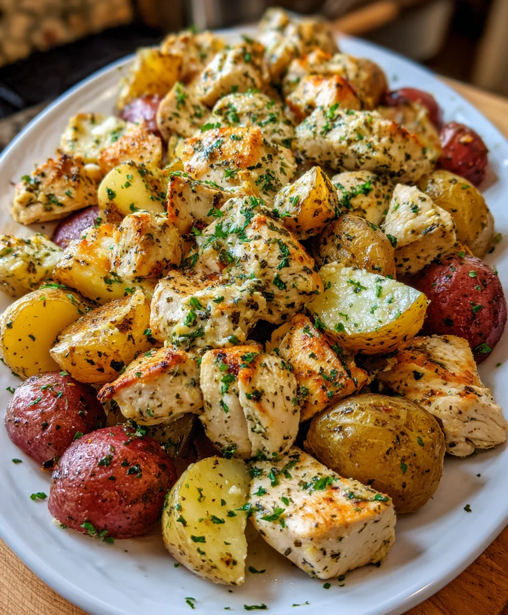 One Pan Ranch Chicken and Potatoes – Juicy, Crispy & Packed with Ranch Flavor!